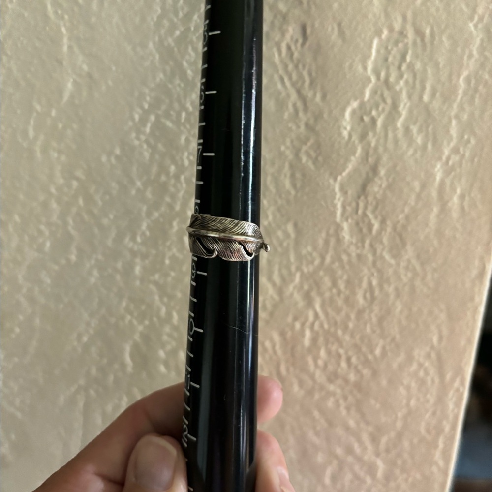 Sterling Silver Feather Ring - image 8